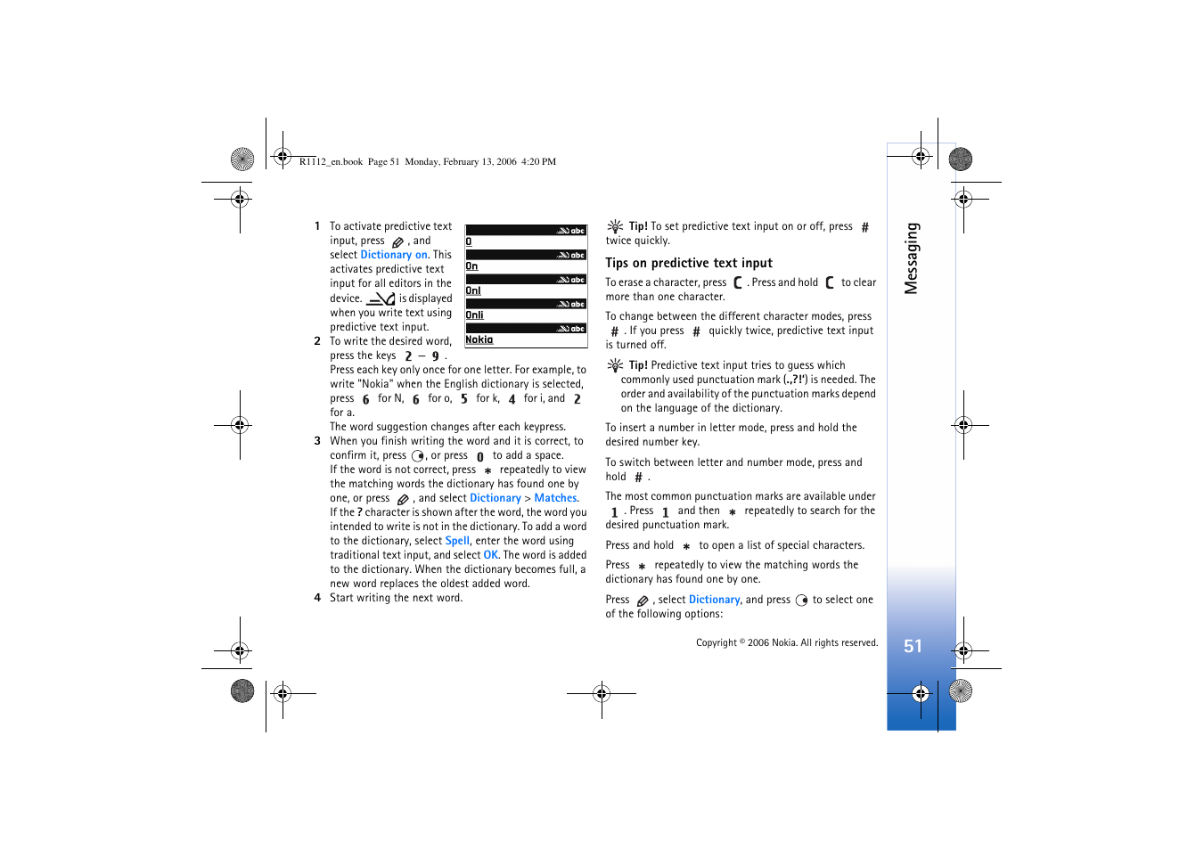 Messaging | Nokia N70 User Manual | Page 52 / 121