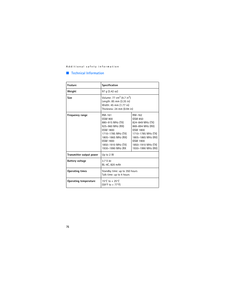 Nokia 6103 User Manual | Page 77 / 169