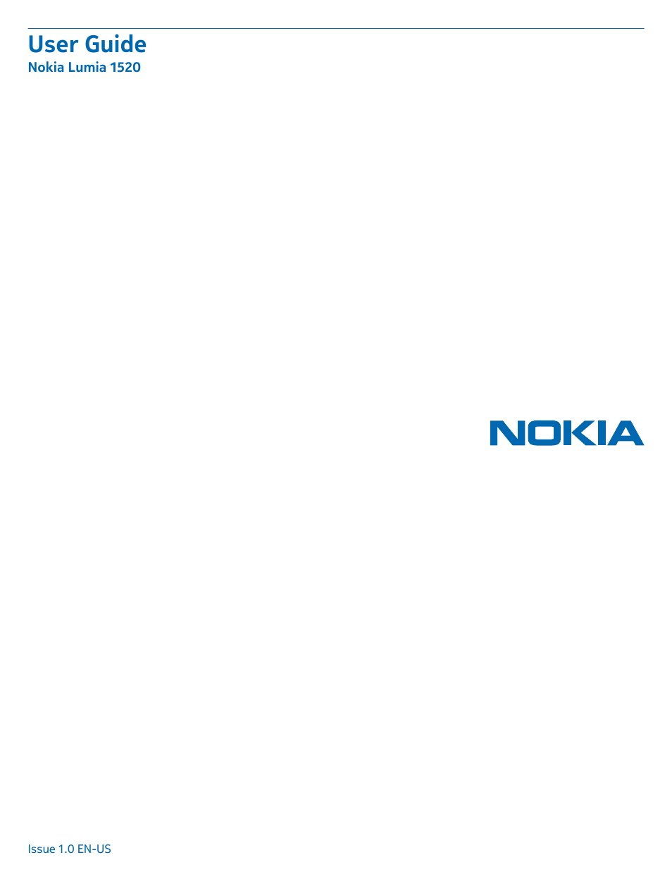 Nokia Lumia 1520 User Manual | 128 pages