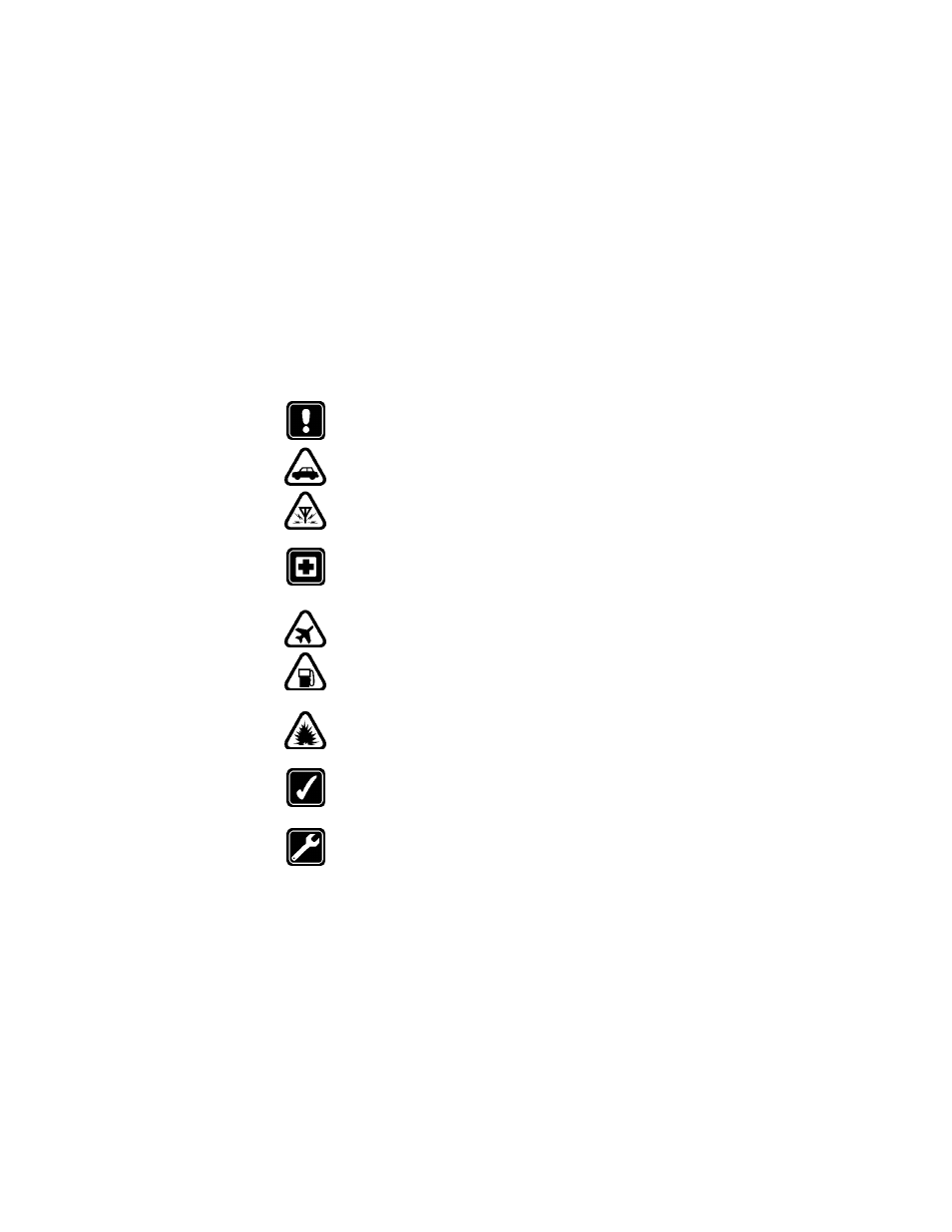 1 safety first, 1safety first | Nokia 7210 User Manual | Page 10 / 185