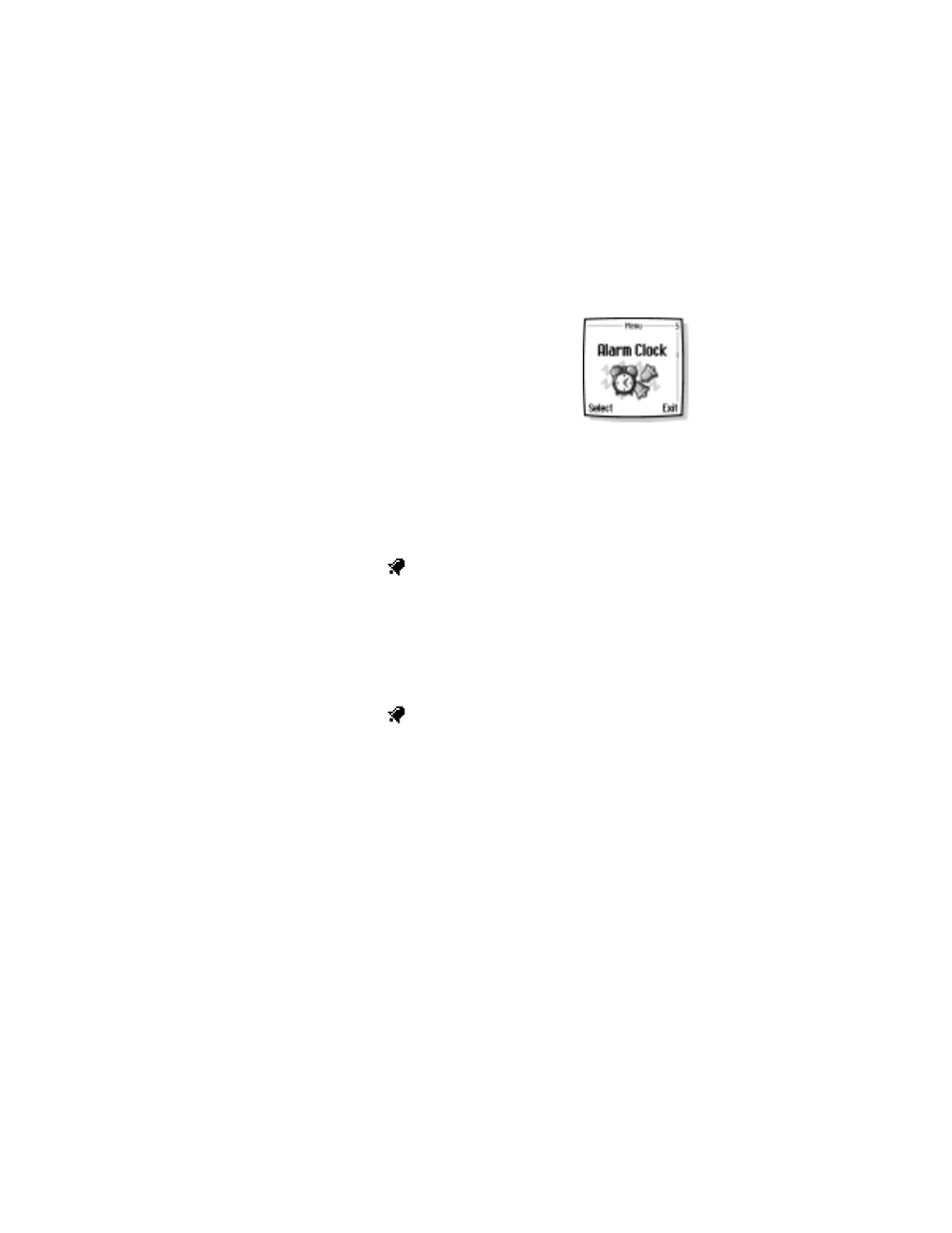 Alarm clock (menu 5), Set an alarm | Nokia 7210 User Manual | Page 110 / 185