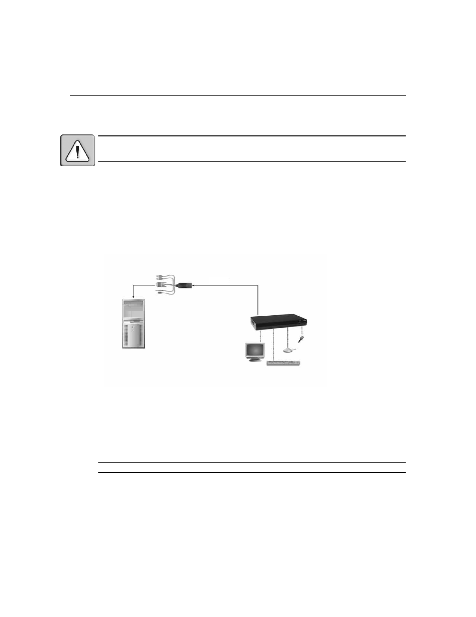 Installation options, Point-to-point installation, Figure 2.1: point-to-point installation | Avocent LongView IP User Manual | Page 16 / 50