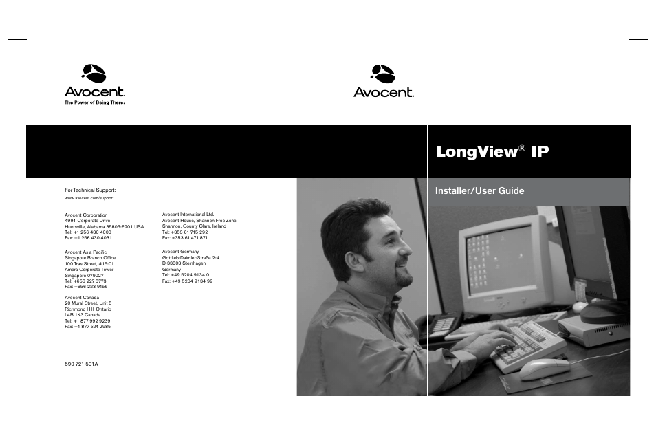 Longview, Installer/user guide | Avocent LongView IP User Manual | Page 50 / 50