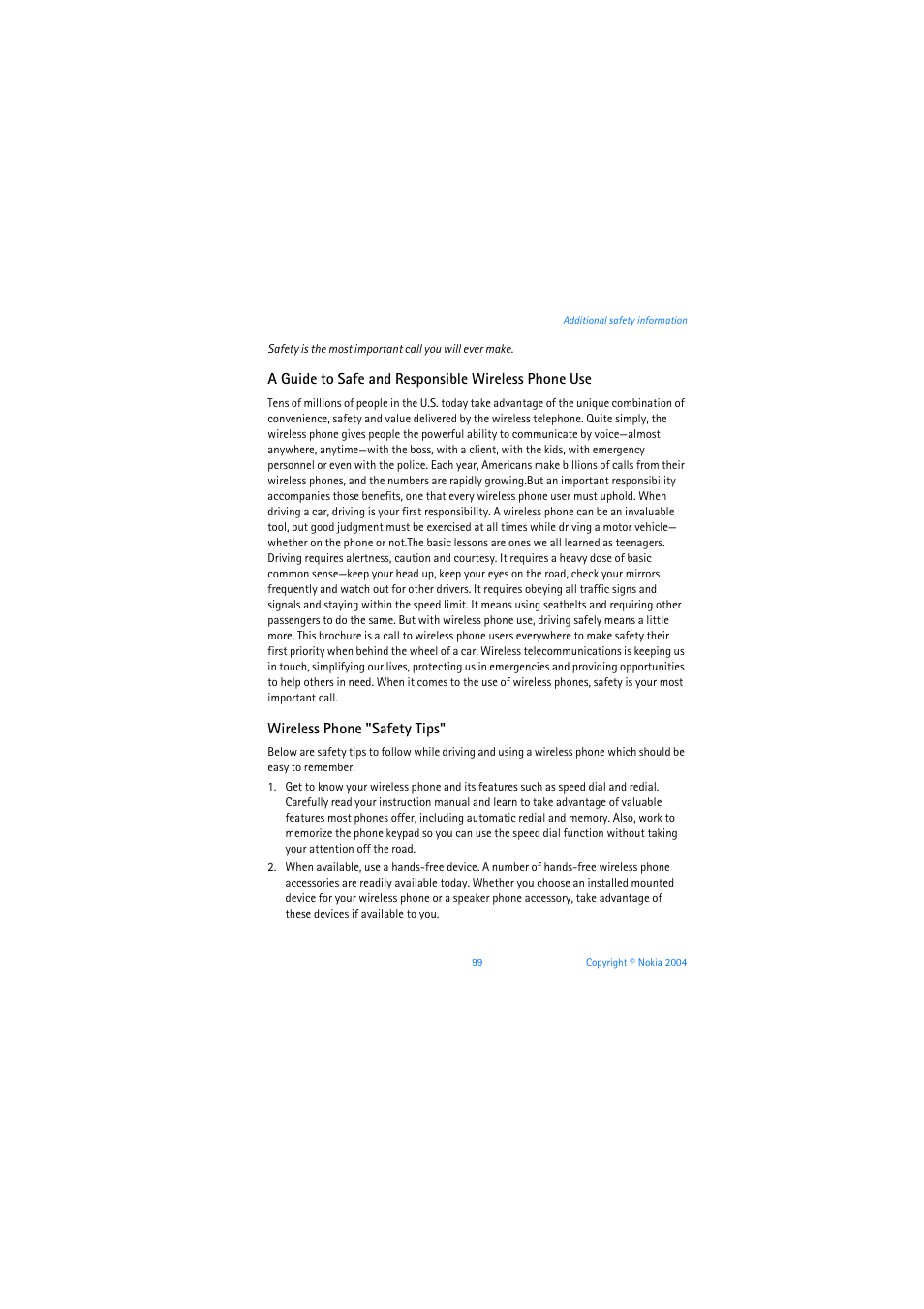 Nokia 6019i User Manual | Page 100 / 241