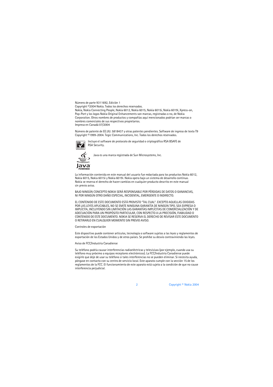 Nokia 6019i User Manual | Page 123 / 241