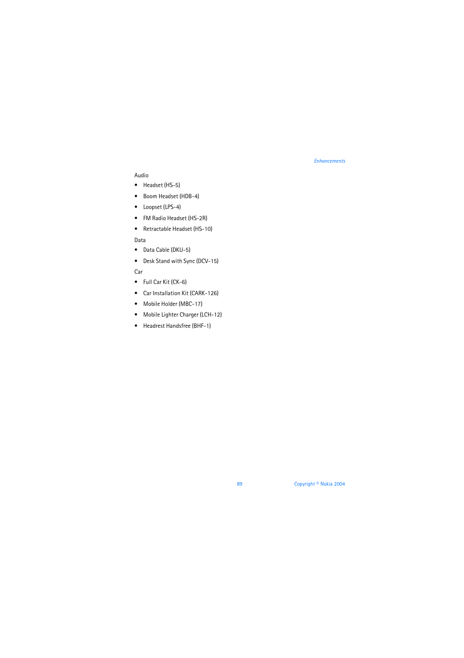 Nokia 6019i User Manual | Page 90 / 241