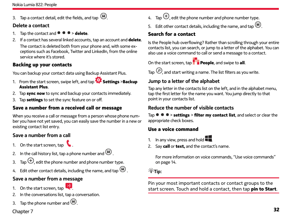 Nokia Lumia 822 User Manual | Page 33 / 93