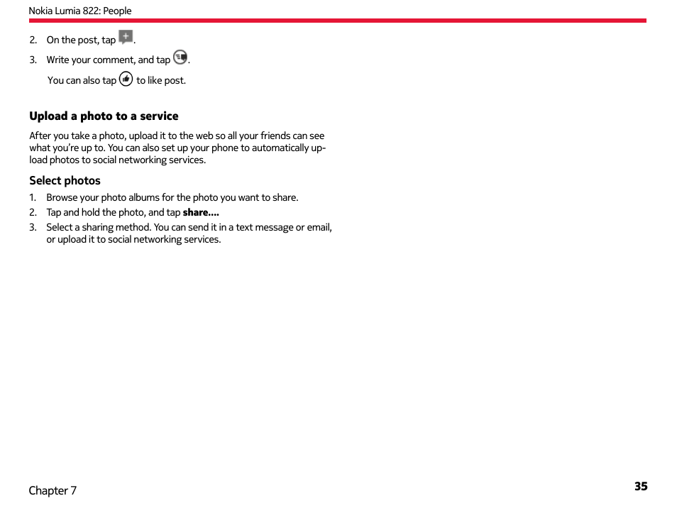 Nokia Lumia 822 User Manual | Page 36 / 93