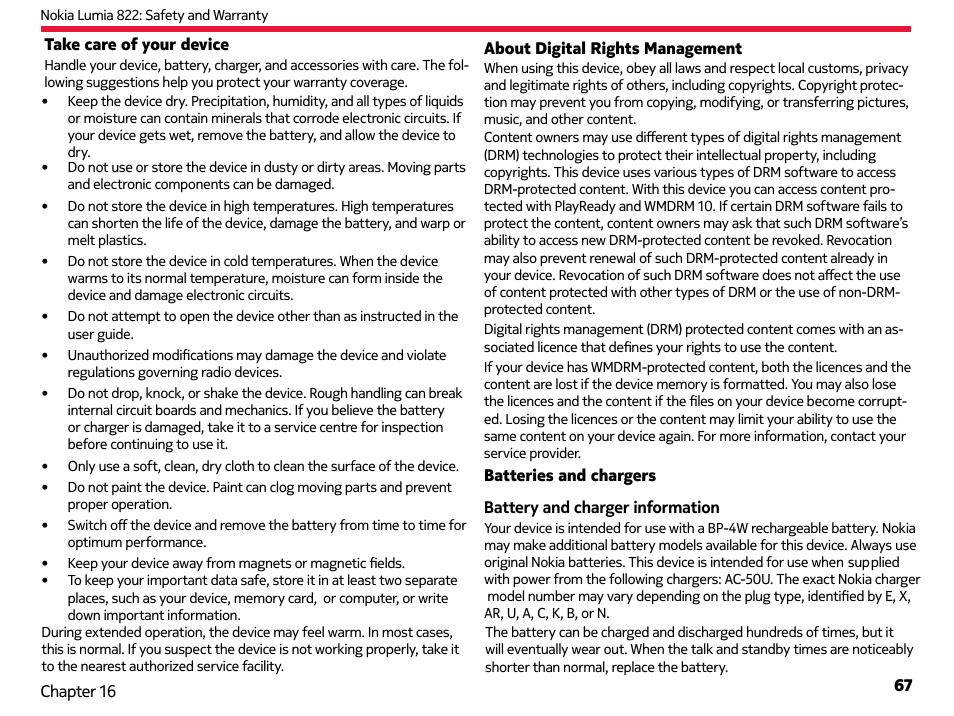 Nokia Lumia 822 User Manual | Page 68 / 93