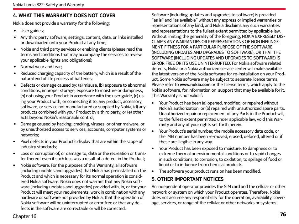 Nokia Lumia 822 User Manual | Page 77 / 93