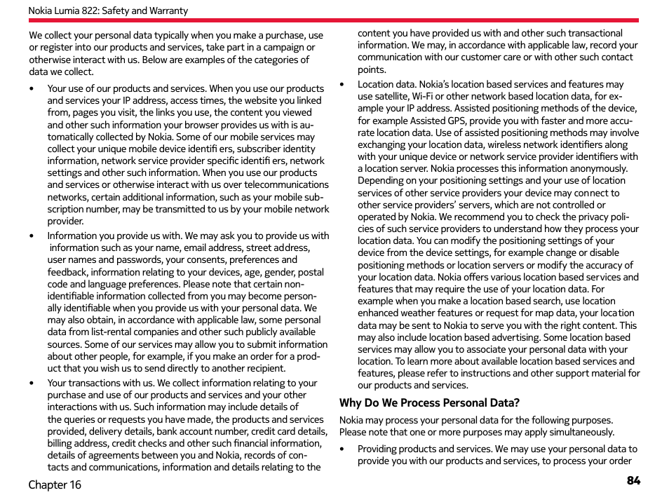 Nokia Lumia 822 User Manual | Page 85 / 93