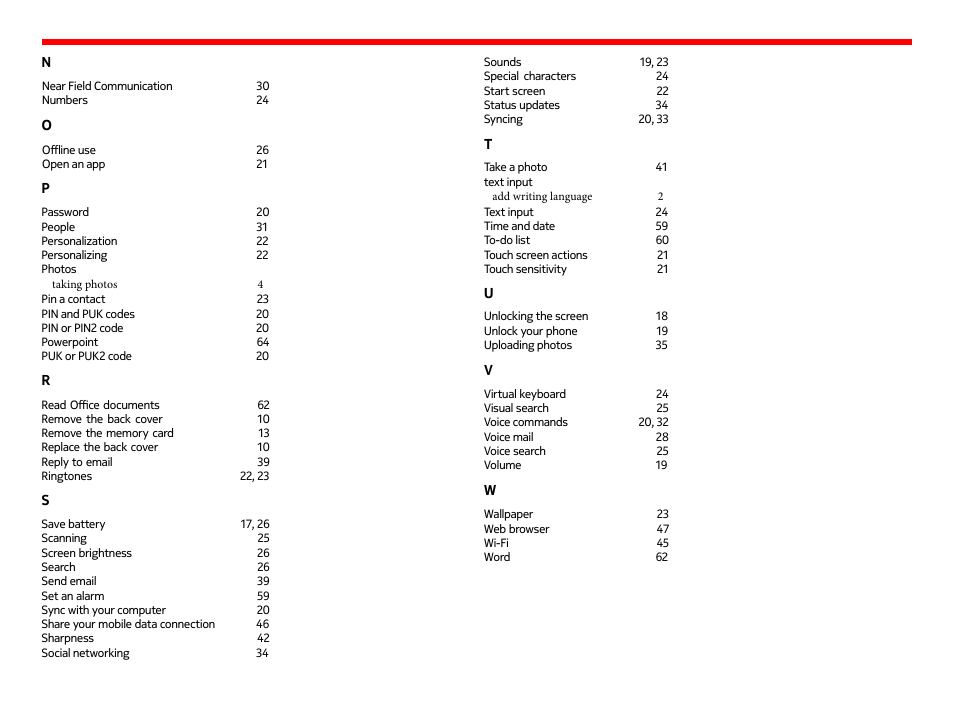 Nokia Lumia 822 User Manual | Page 93 / 93