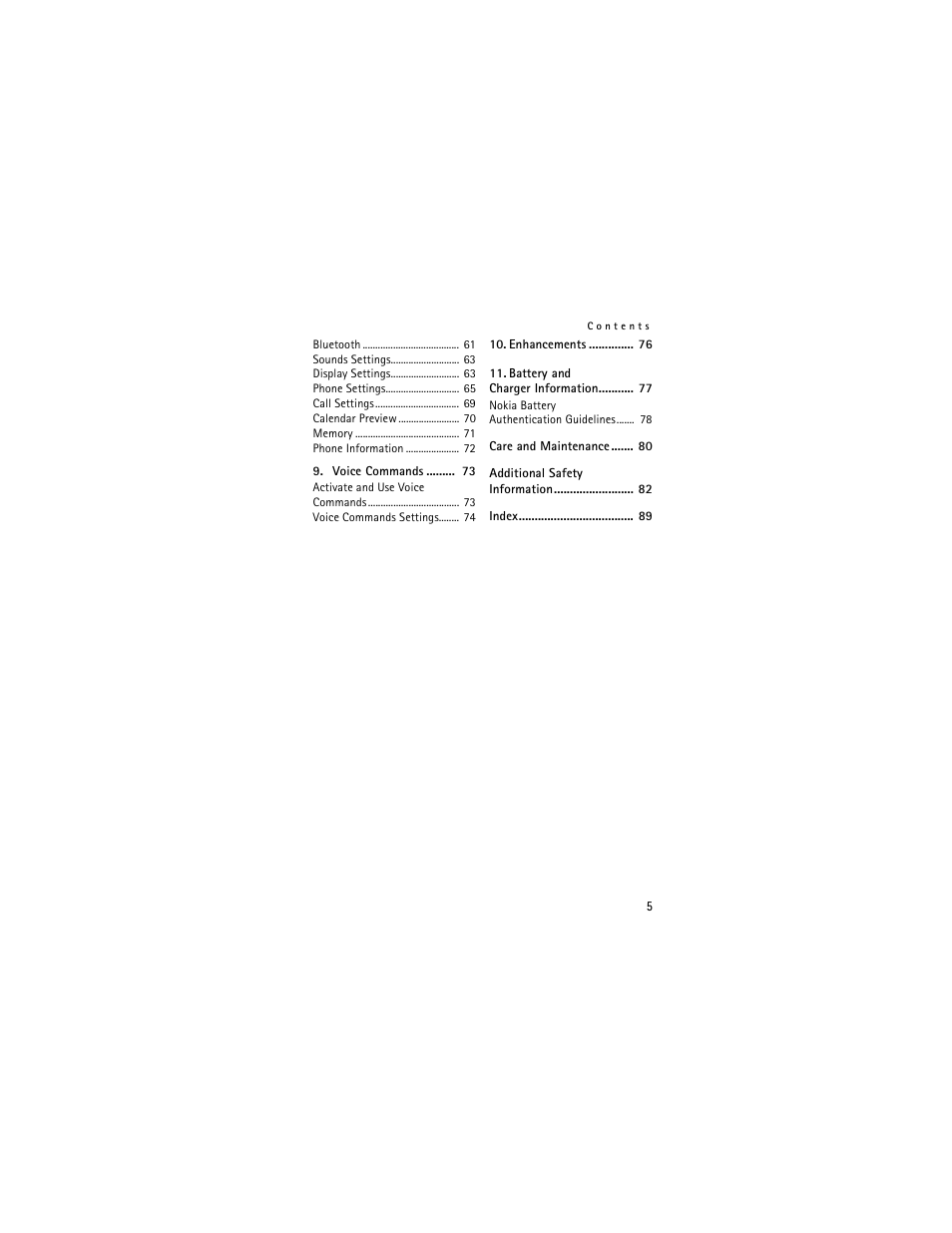 Nokia 6205 User Manual | Page 6 / 95