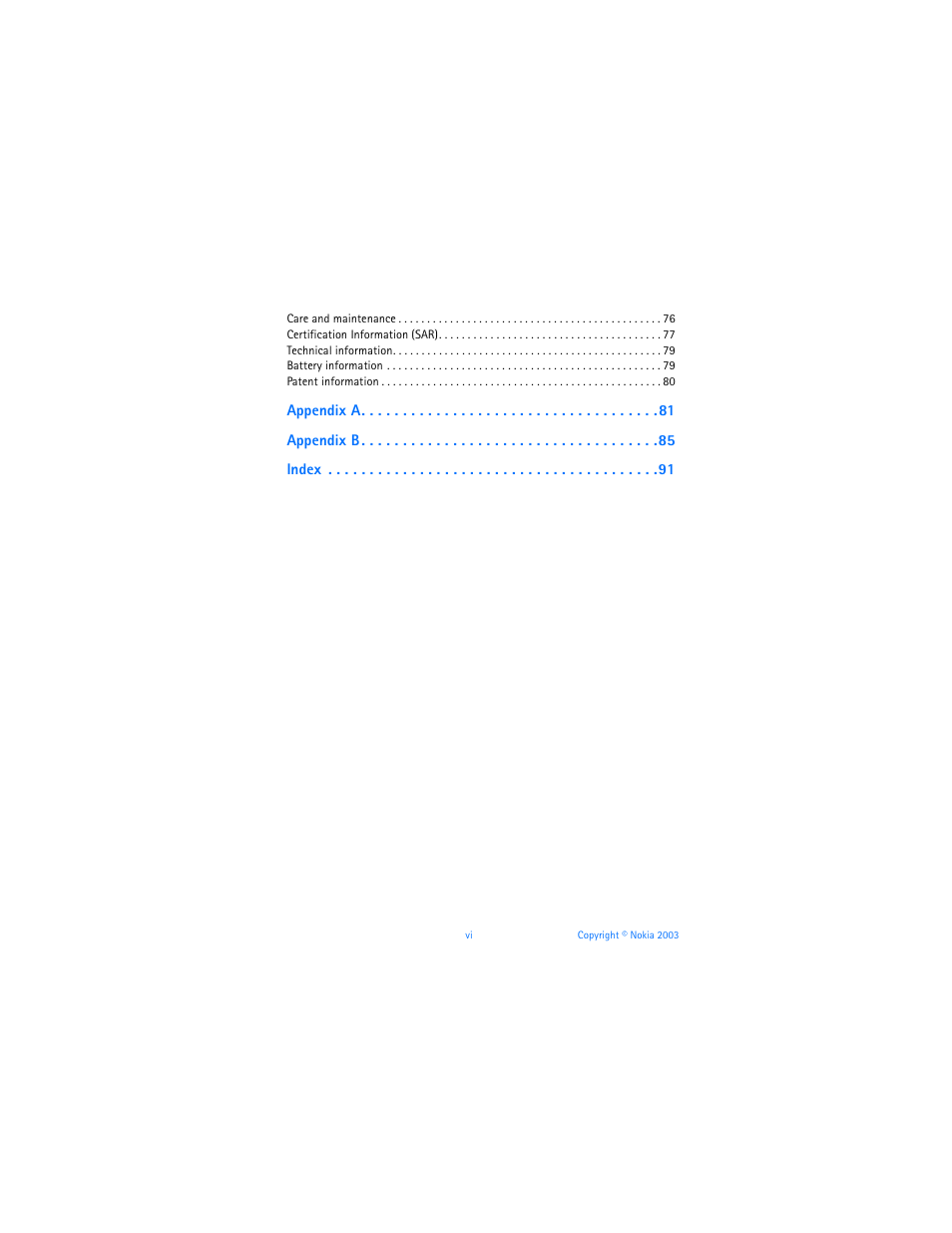 Nokia 6585 User Manual | Page 7 / 101