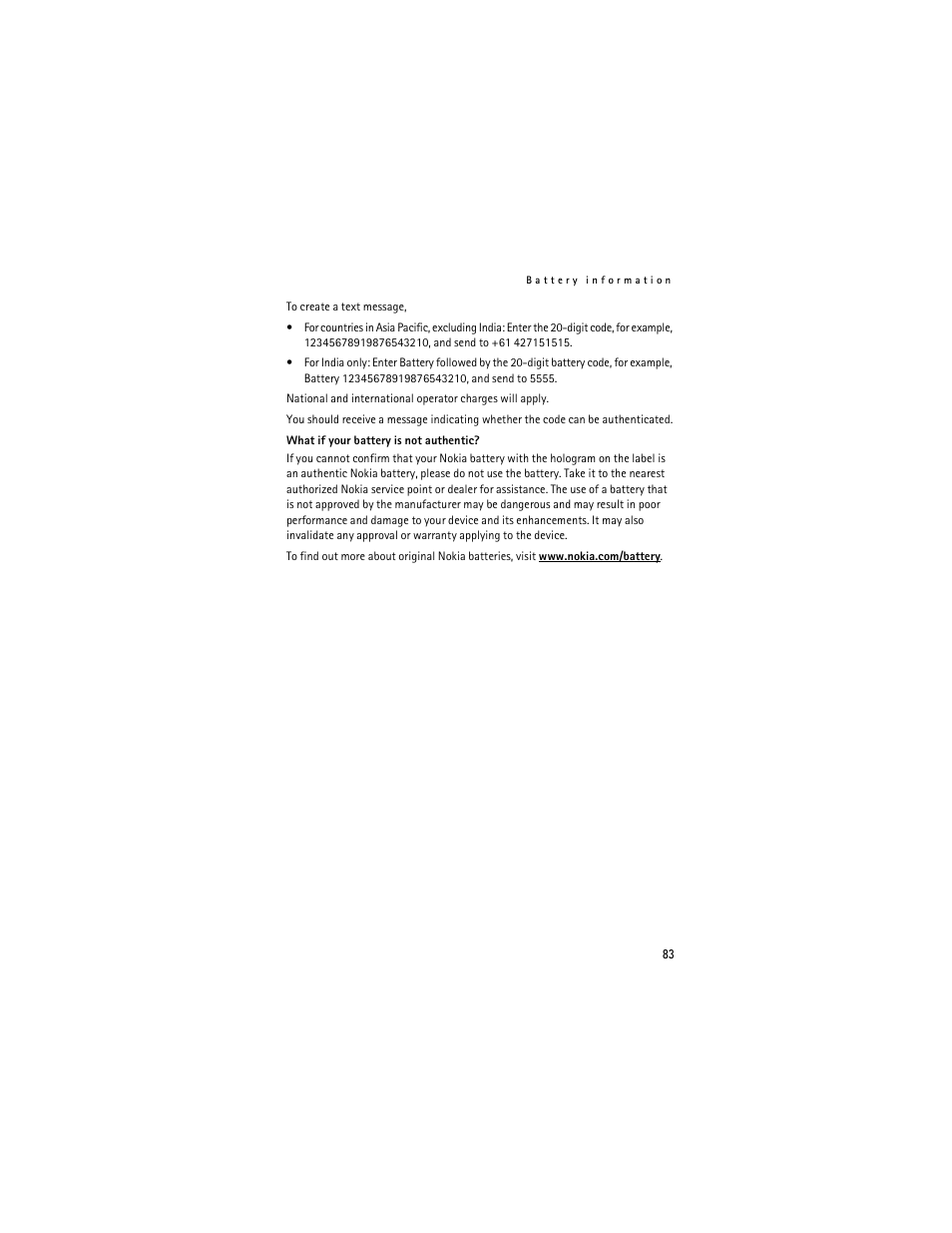 Nokia 3155i User Manual | Page 84 / 201