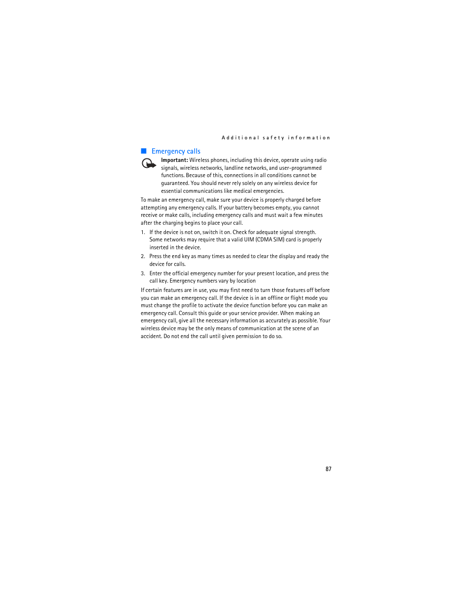 Nokia 3155i User Manual | Page 88 / 201
