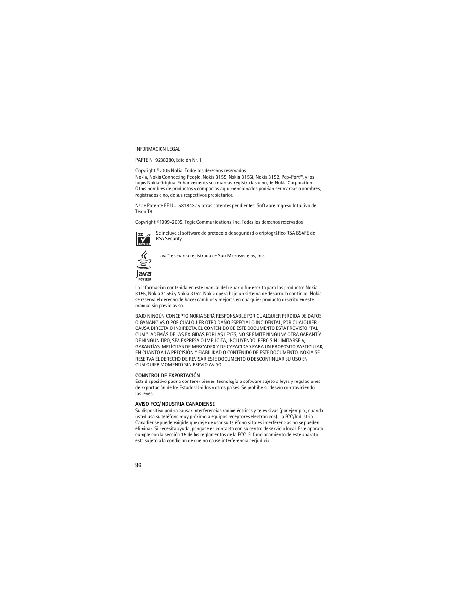 Nokia 3155i User Manual | Page 97 / 201