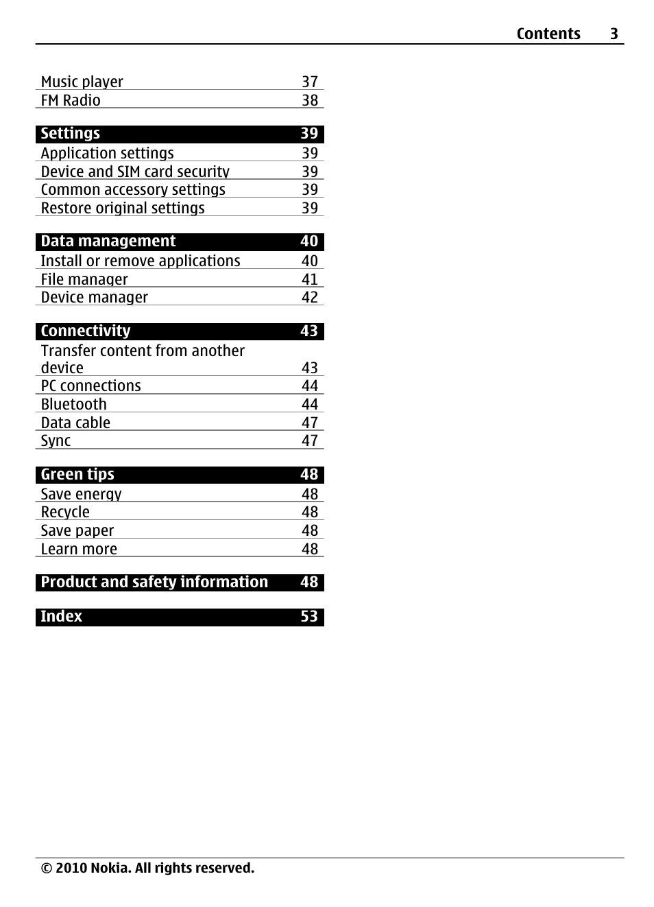 Nokia 6700 Slide User Manual | Page 3 / 56