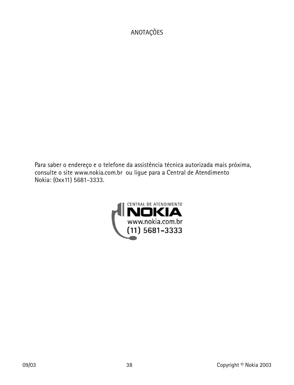 Nokia 1100 User Manual | Page 137 / 137