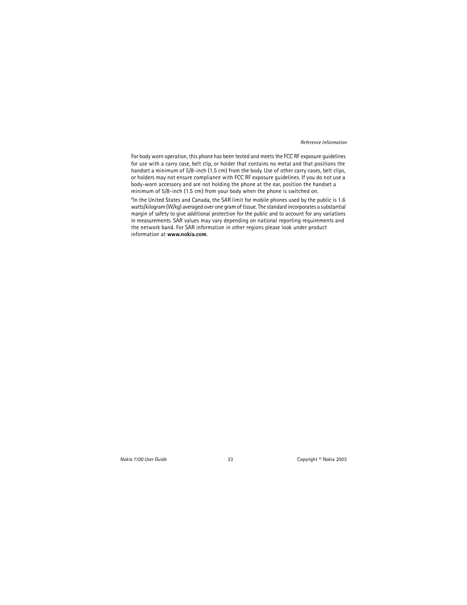 Nokia 1100 User Manual | Page 38 / 137