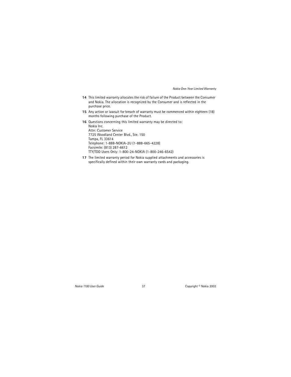 Nokia 1100 User Manual | Page 42 / 137