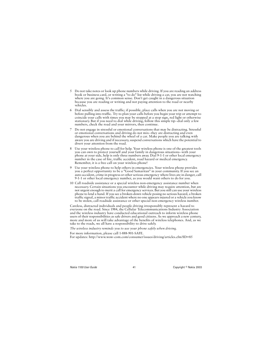 Nokia 1100 User Manual | Page 46 / 137