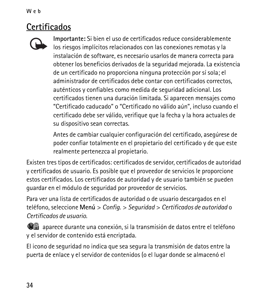 Certificados | Nokia 5130 User Manual | Page 116 / 173