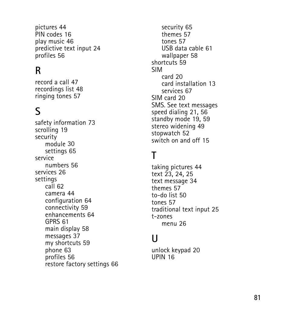 Nokia 5130 User Manual | Page 81 / 173