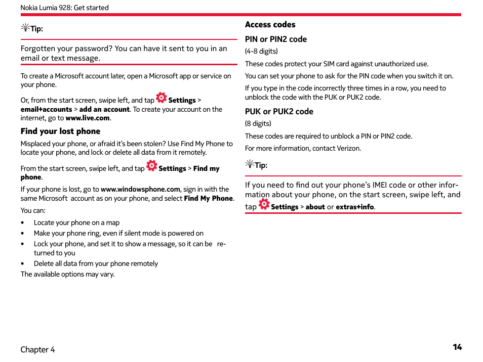 Nokia Lumia 928 User Manual | Page 15 / 83