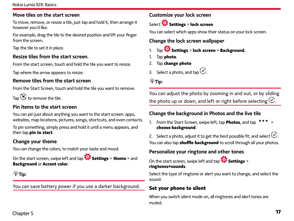 Nokia Lumia 928 User Manual | Page 18 / 83