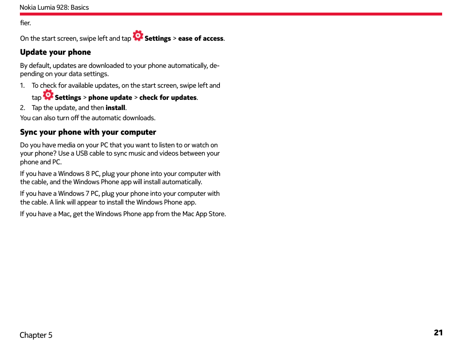 Nokia Lumia 928 User Manual | Page 22 / 83