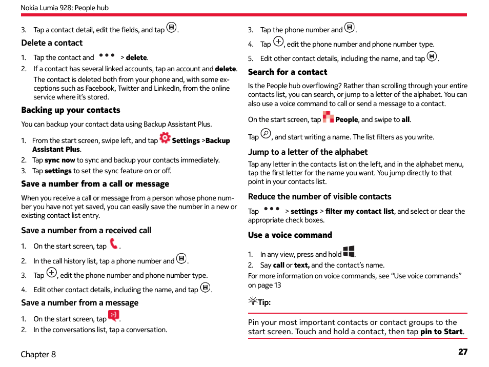 Nokia Lumia 928 User Manual | Page 28 / 83