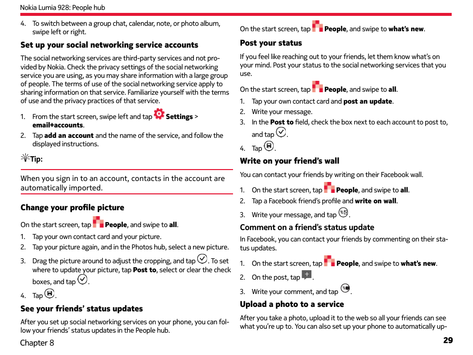 Nokia Lumia 928 User Manual | Page 30 / 83