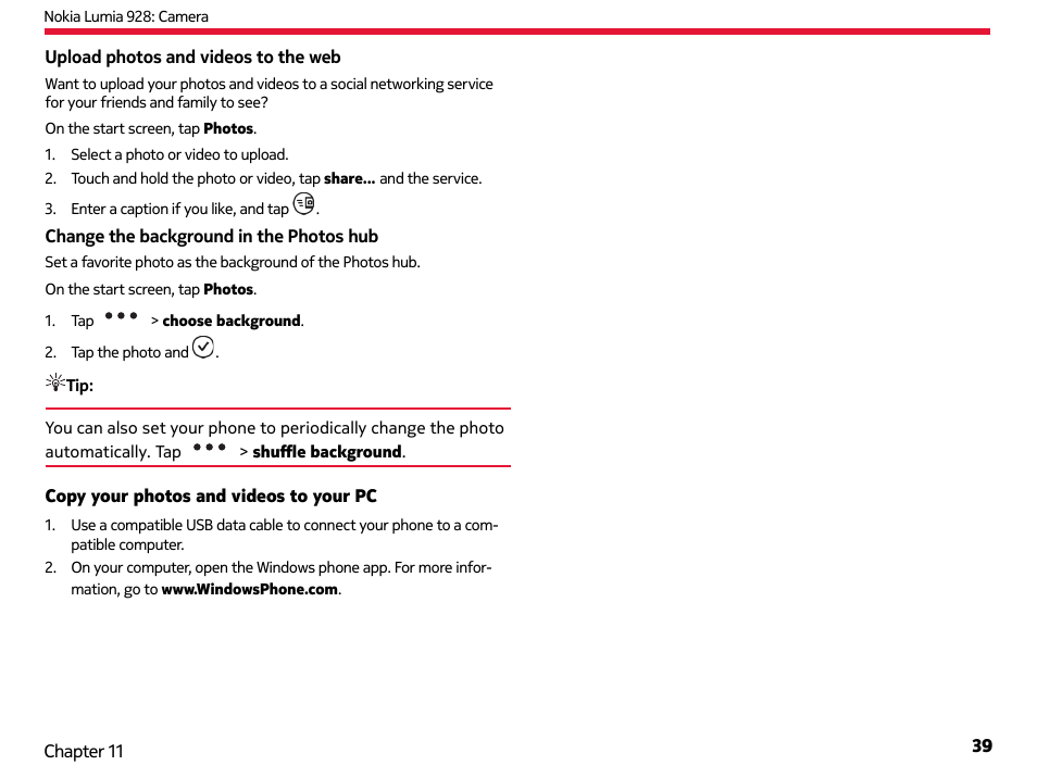 Nokia Lumia 928 User Manual | Page 40 / 83