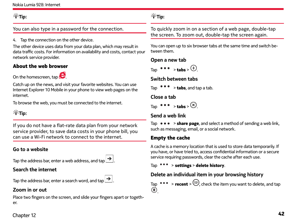 Nokia Lumia 928 User Manual | Page 43 / 83