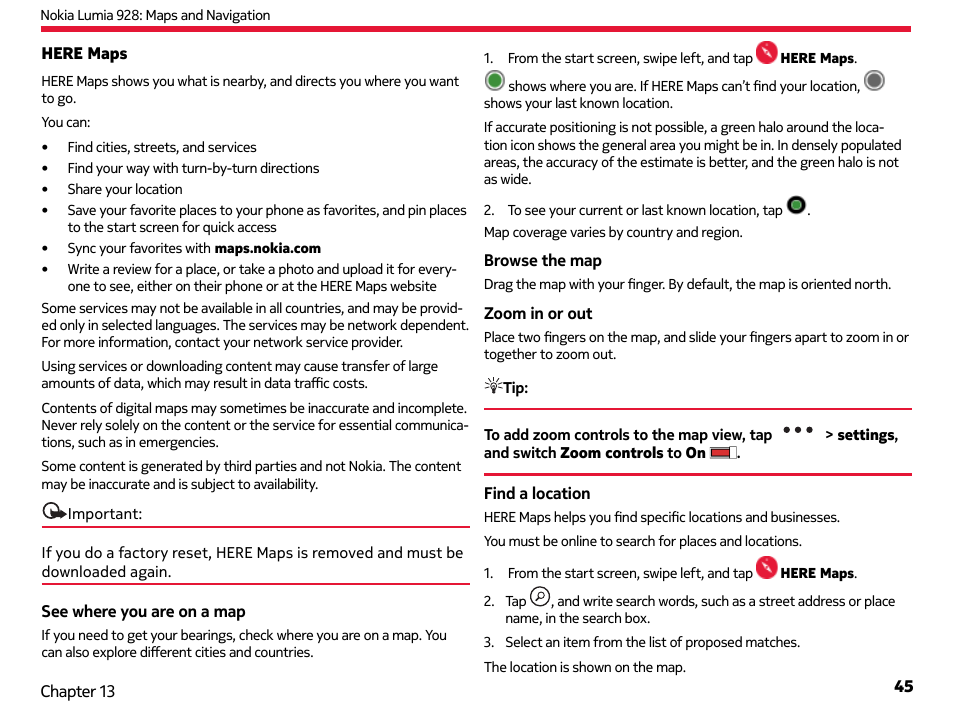 Nokia Lumia 928 User Manual | Page 46 / 83