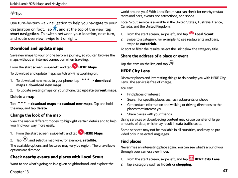 Nokia Lumia 928 User Manual | Page 48 / 83