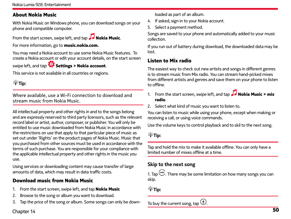 Nokia Lumia 928 User Manual | Page 51 / 83