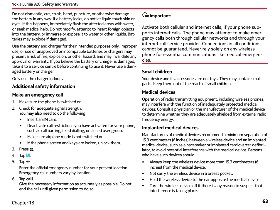 Nokia Lumia 928 User Manual | Page 64 / 83