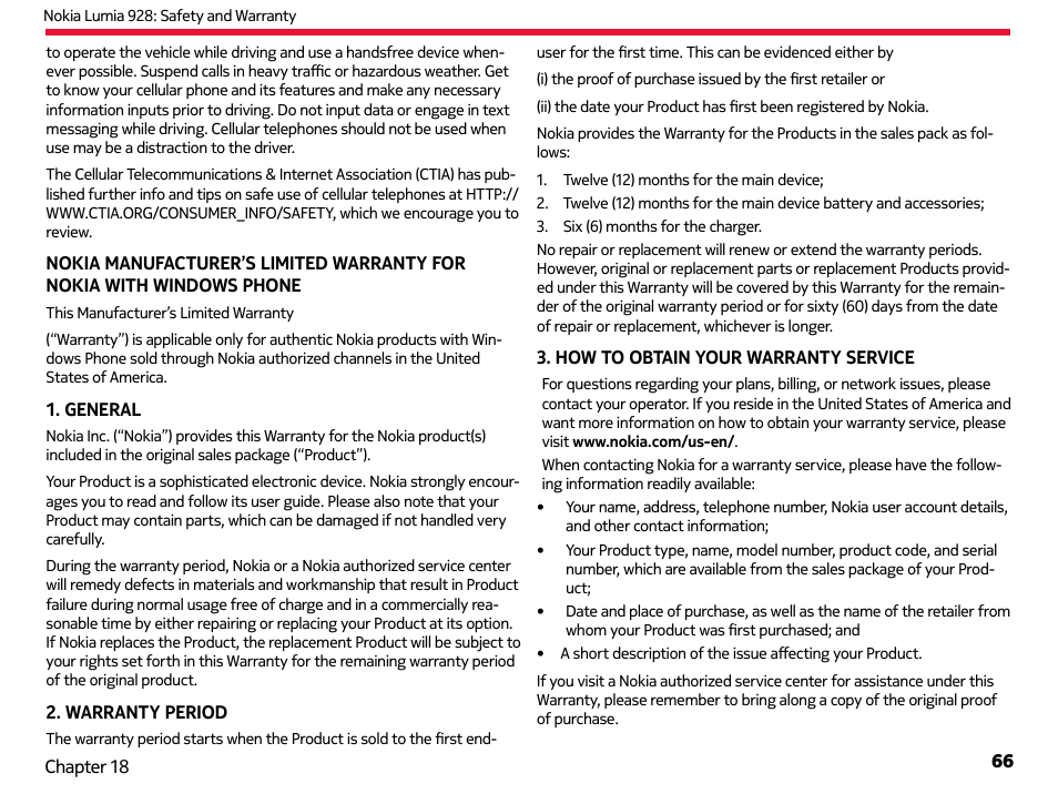 Nokia Lumia 928 User Manual | Page 67 / 83