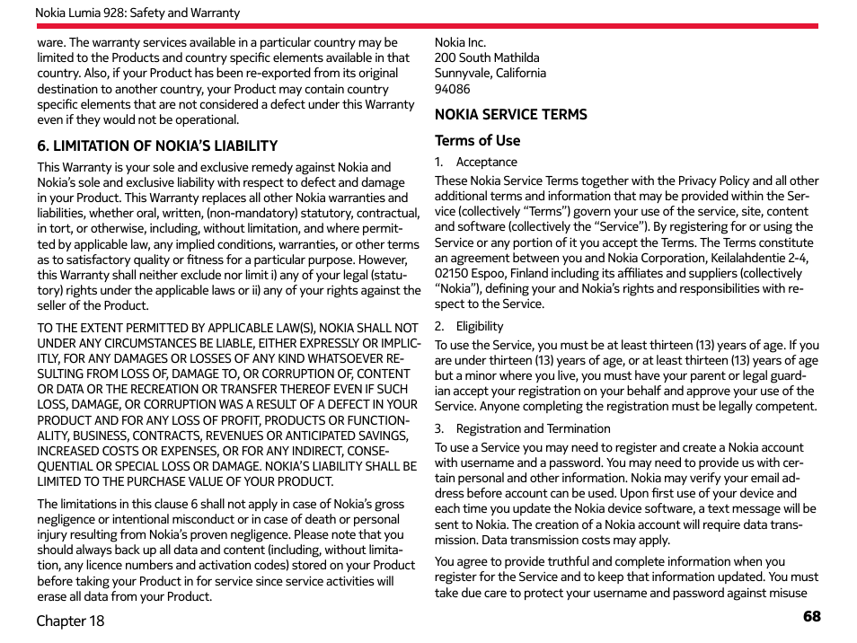 Nokia Lumia 928 User Manual | Page 69 / 83