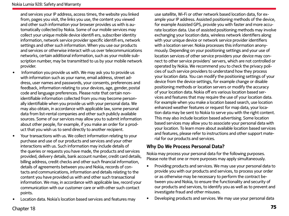 Nokia Lumia 928 User Manual | Page 76 / 83