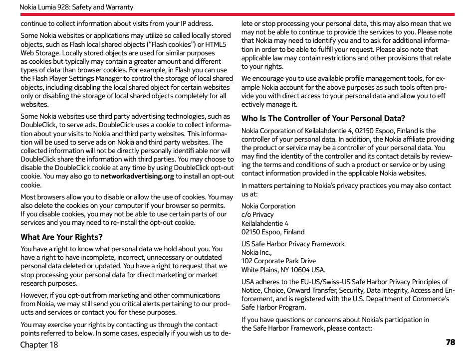 Nokia Lumia 928 User Manual | Page 79 / 83