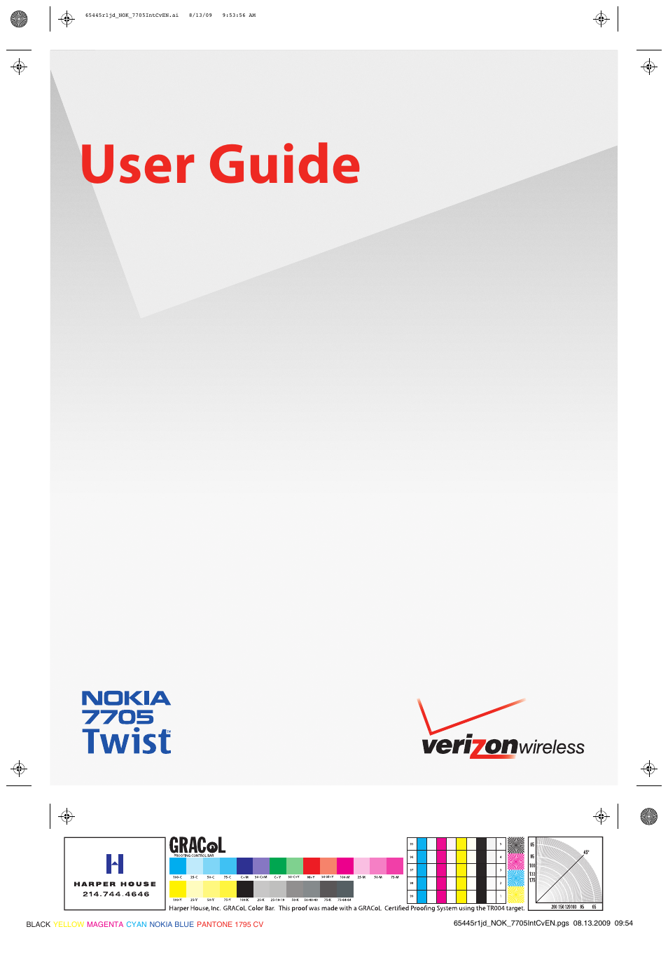 Nokia 7705 Twist User Manual | 125 pages