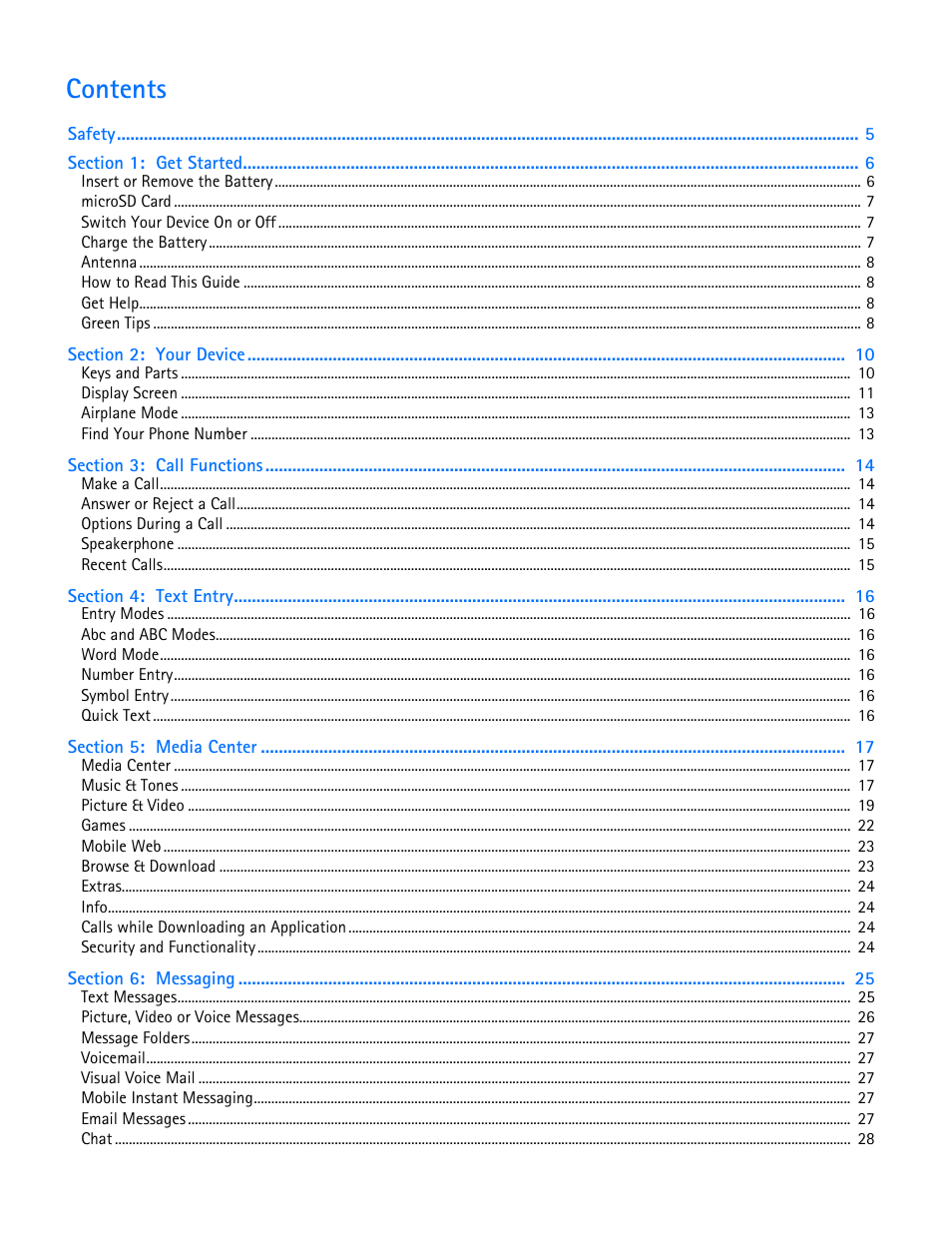 Nokia 7705 Twist User Manual | Page 4 / 125