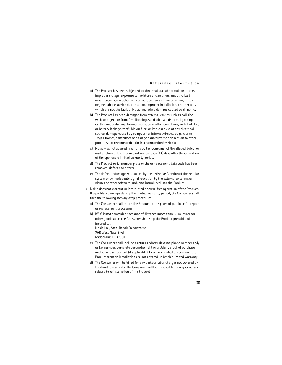 Nokia 7280 User Manual | Page 89 / 105