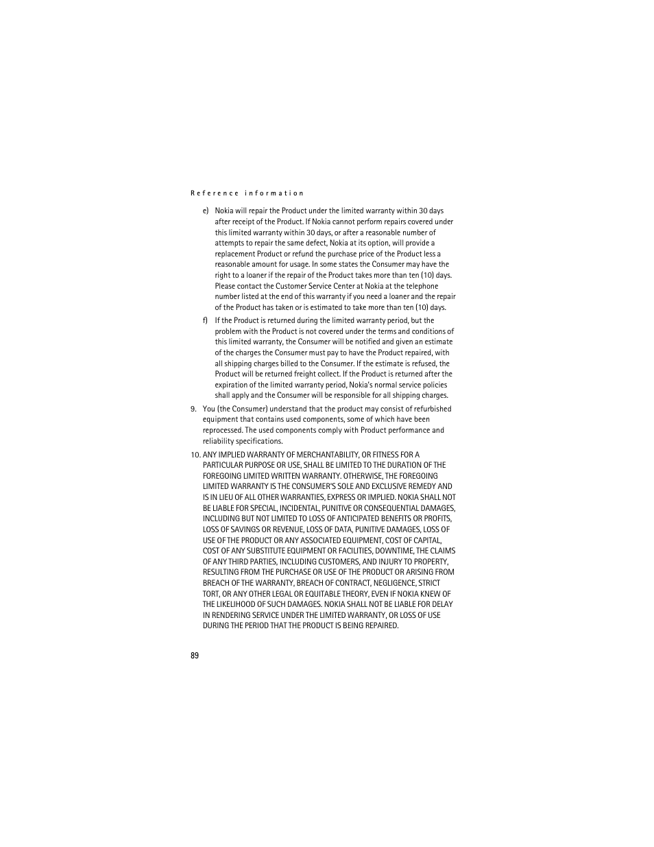 Nokia 7280 User Manual | Page 90 / 105