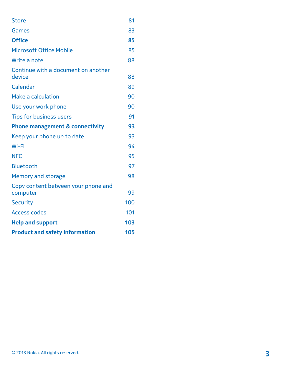 Nokia Lumia 620 User Manual | Page 3 / 110