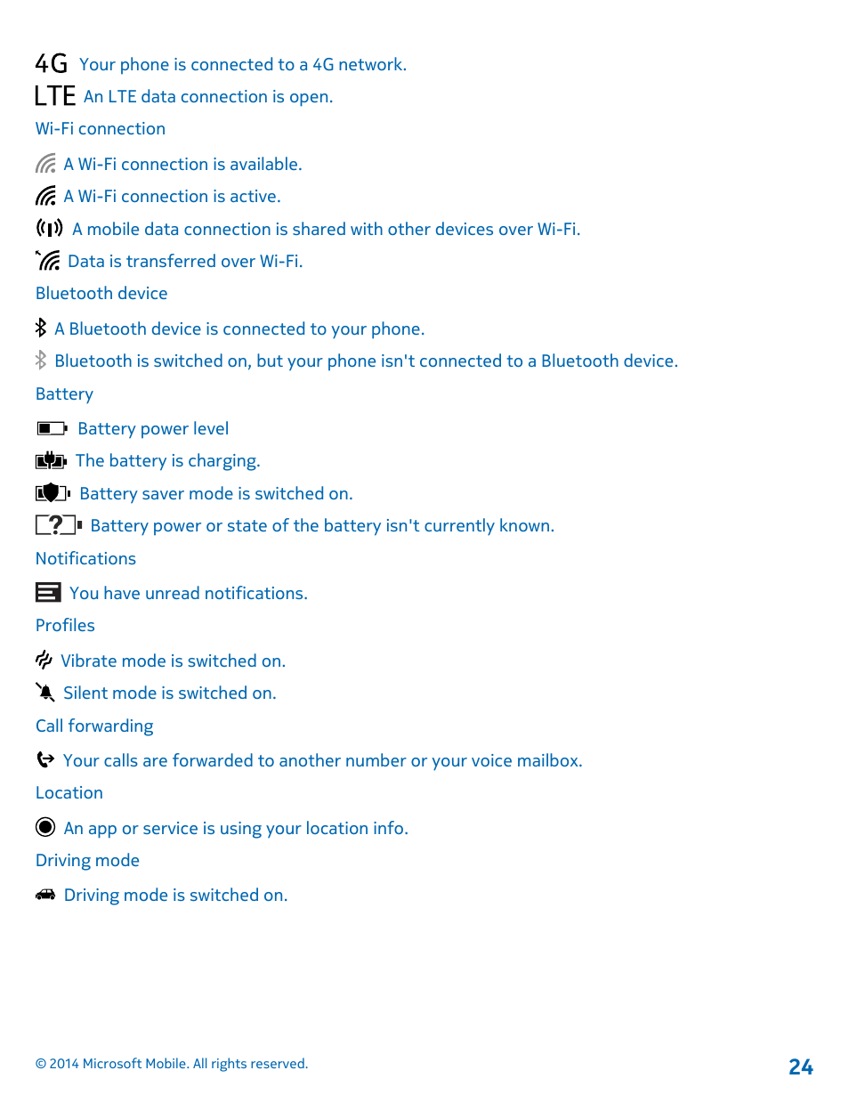 Nokia Lumia 1520 User Manual | Page 24 / 115