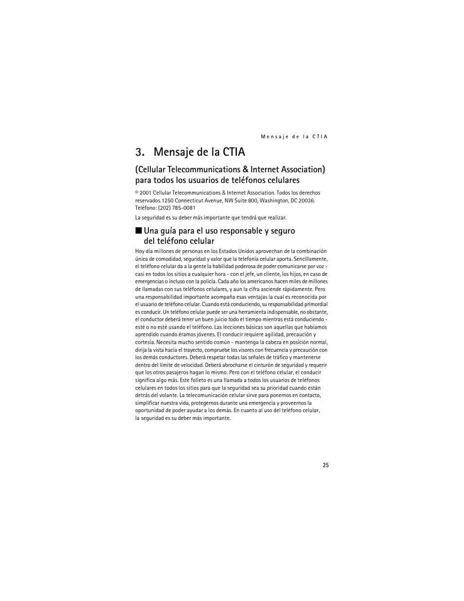 Mensaje de la ctia | Nokia 6086 User Manual | Page 29 / 233